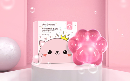猫爪嘭弹果冻手工皂