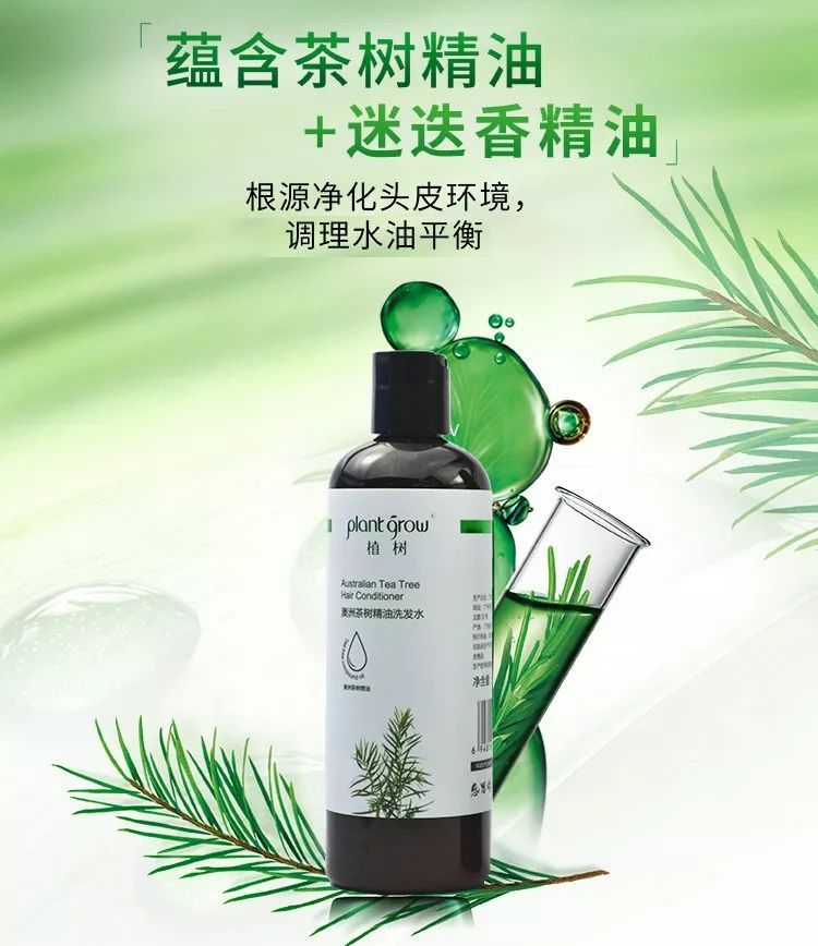 澳洲茶树精油洗发水,除螨、去油、味道芳香(图8) 图片